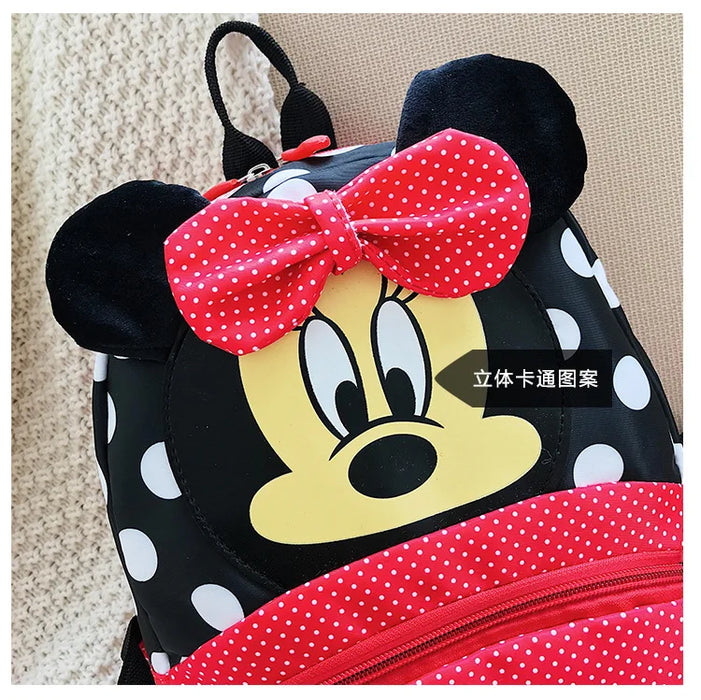 Zaino Disney Cartoon per neonati maschi ragazze Minnie topolino bambini adorabile zainetto scuola materna zainetto regalo per bambini
