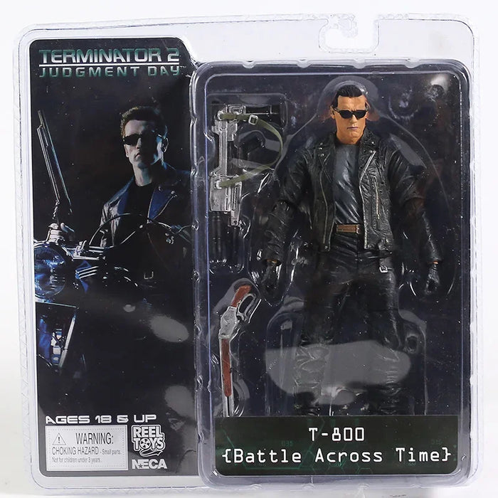 NECA Terminator 2: Giornata del Giudice T-800 Arnold Schwarzenegger Action PVC Figure da collezione Model Toy 7" 18 cm