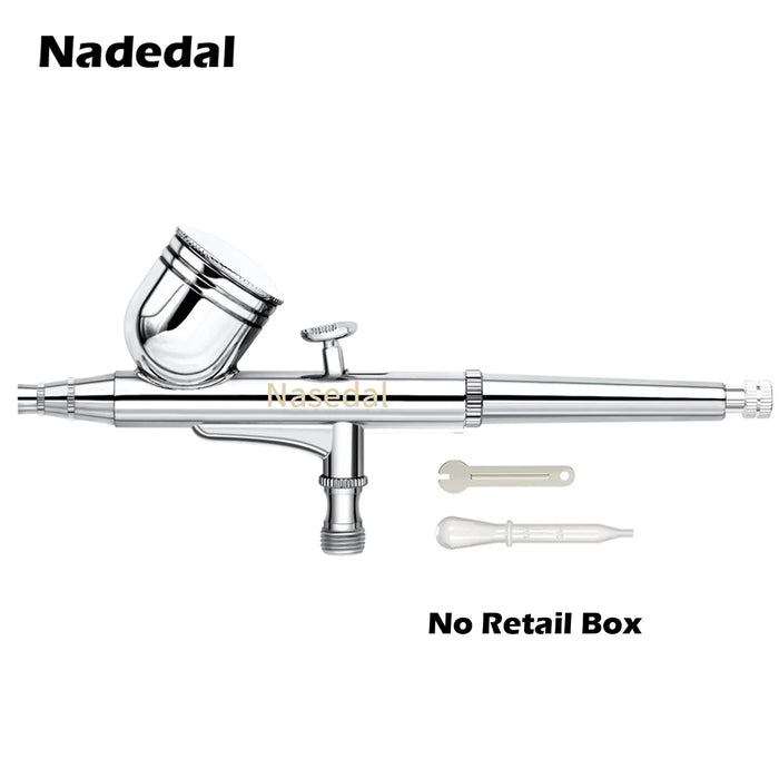 Gravity Feed Dual-Action Airbrush Kit pistola a spruzzo Trigger pistola a spruzzo per Art Craft Model Paint Spraying Hobby 0.3MM 7CC Air Brush