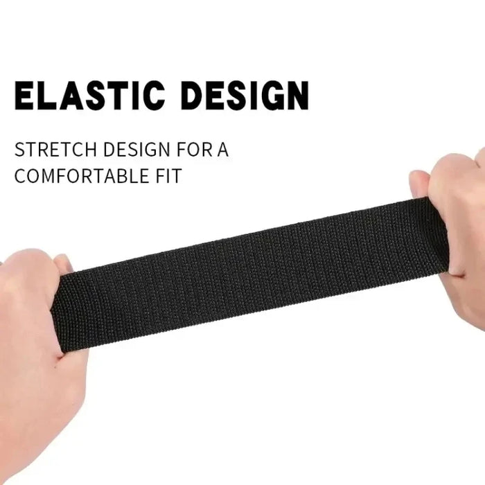 Cintura tattica fibbia magnetica cintura elastica a sgancio rapido cintura da allenamento per utensili in Nylon Casual cintura per pantaloni da uomo