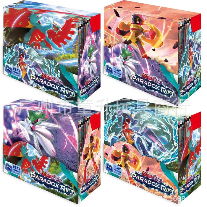 360 pezzi Pokemon Card Evoluzioni prismatiche Flames di ossidiana PALDEAN FATES Surging Sparks Scheda di traduzione di battaglia booster inglese
