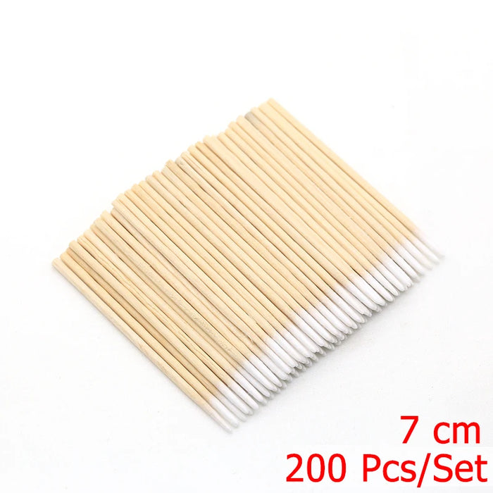 4 diverse dimensioni Bastoncini di legno arancione per spingipelle Strumento per rimuovere le cuticole Forchette per unghie Strumenti per manicure 10/30/50/100 Pz/set