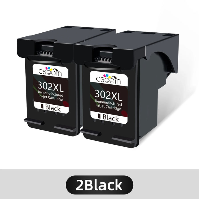 QSYRAINBOW 302XL Sostituzione rigenerata per cartuccia d'inchiostro HP 302 HP302 XL per stampante Deskjet 1110 1111 1112 2130 2131