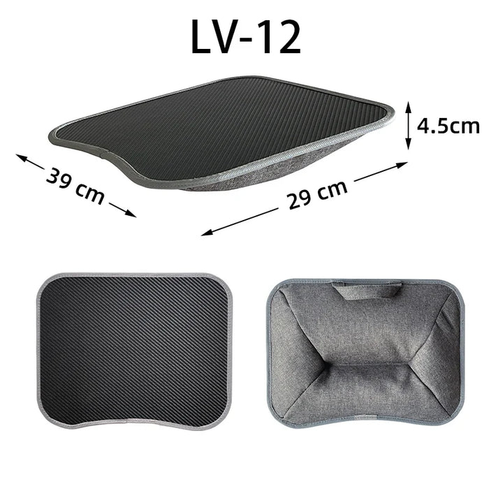 Scrivania multifunzionale per Laptop mumuc con cuscino e riempita con particelle di schiuma, tavolo piccolo cuscino, tappetino per Mouse rigido grande
