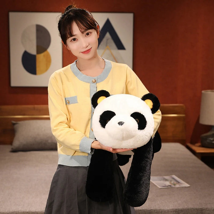 60 cm-120 cm Panda gigante giocattoli di peluche morbido cuscino per dormire cartone animato animale orso farcito bambola classica per bambini compleanno regali di Natale