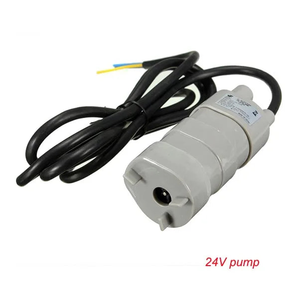 La migliore vendita 12V 24V 600L/H pompa dell'acqua sommergibile Dc ad alta pressione pompa dell'acqua micromotore a tre fili con adattatore