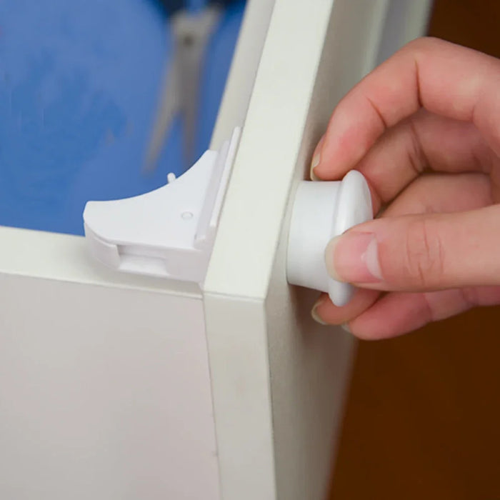 Limitatore di serratura di sicurezza per bambini magnetico protezione per bambini serratura di sicurezza per bambini serratura invisibile porta dell'armadio con chiusura del cassetto di sicurezza per bambini