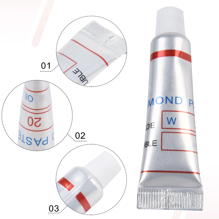 Pasta abrasiva 320-10000 Grana Vetro Metallo Rettifica Pasta per lappatura Grassa 5g Pasta abrasiva Pasta lucidante per specchio in vetro di giada