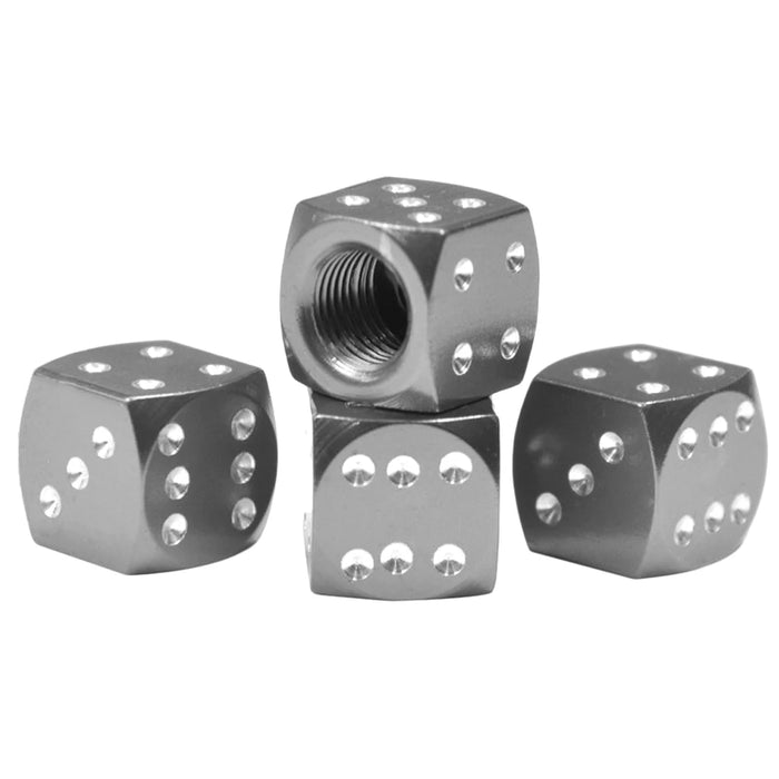 4 Pz/lotto In Lega di Alluminio Auto-styling AUTO Dadi Tappi Valvola di Polvere Auto Moto Auto Elettriche Valvola Della Gomma Tappo di Polvere