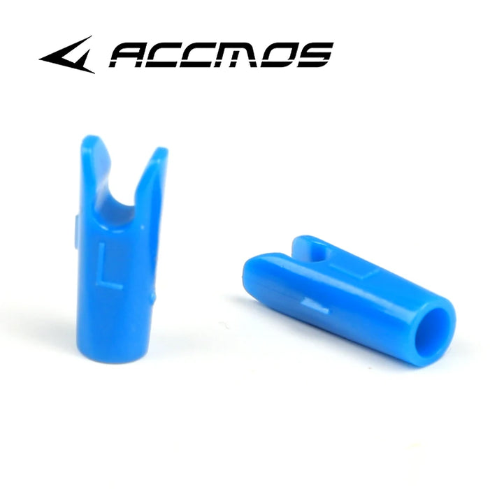 60 pz FAI DA TE In Plastica Freccia Spille Nocks Formato L E Taglia S Per ID4.2mm ID6.2mm 3.2mm Freccia Albero Tiro Con Arco accessorio