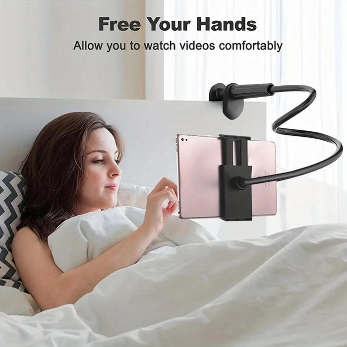 Supporto per Tablet da 100cm supporto per letto regolabile con braccio flessibile morsetto per montaggio su tavolo per iPad Air Mini o altri dispositivi da 4.7-10.5"
