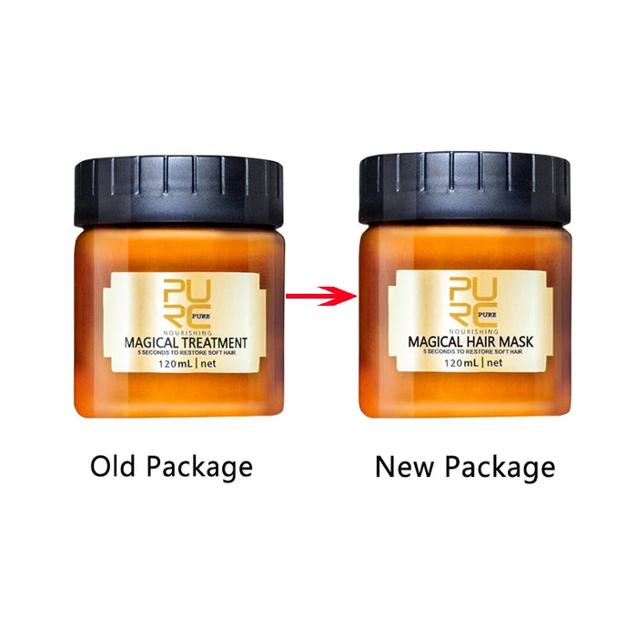 PURC Trattamento magico Maschera per capelli Nutrizione Maschera per infusione per 5 secondi Ripara i danni ai capelli Ripristina la cura dei capelli morbidi