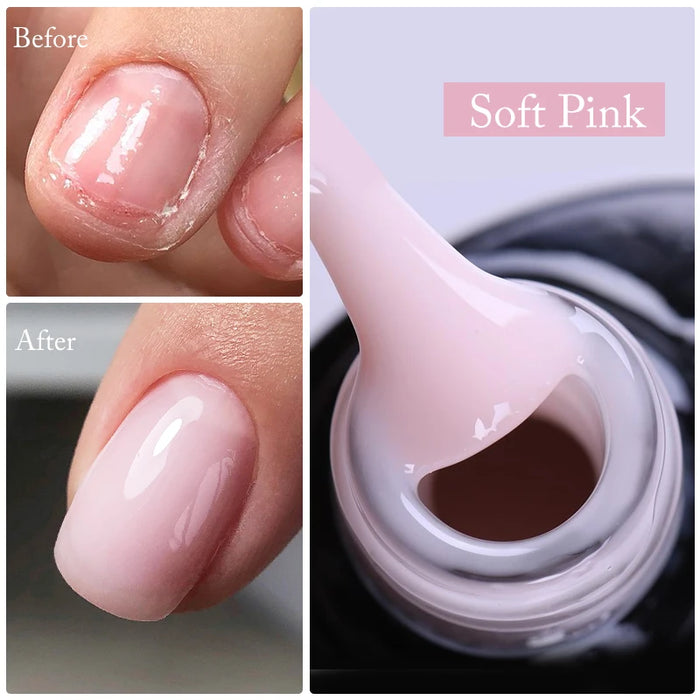 UR SUGAR 7.5ml Gel per unghie con estensione acrilica Costruzione rapida Smalto gel rosa trasparente Punte per unghie Estensione gel per unghie Nail Art Soak Off