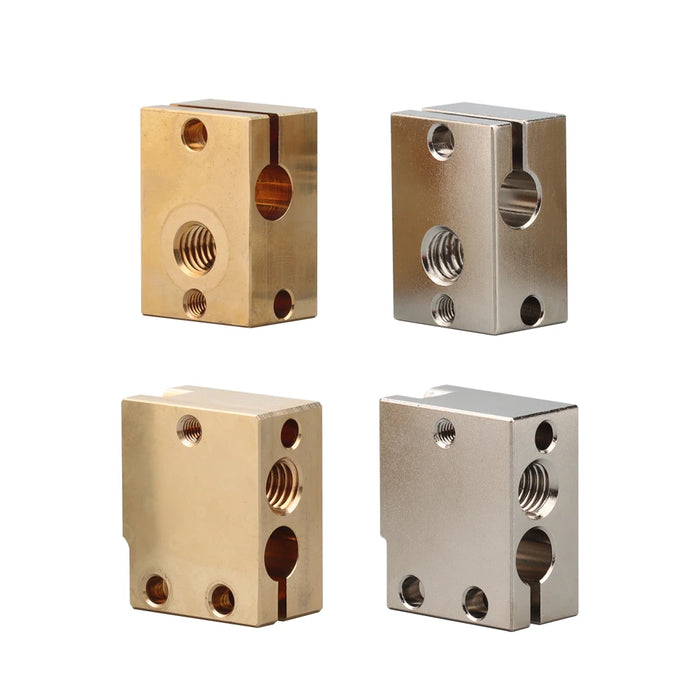 Trianglelab v6 Heatblock in ottone per stampante 3D Hotend Ugelli V6 in acciaio temprato ad alta temperatura Estrattore DDB MATRIX