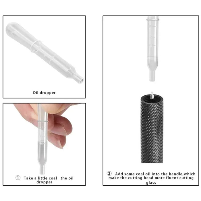 TC-17 Tagliavetro Tagliapiastrelle in ceramica Modello TC-17 Ruota da taglio professionale per vetro con manico in metallo Utensile manuale per taglio vetro