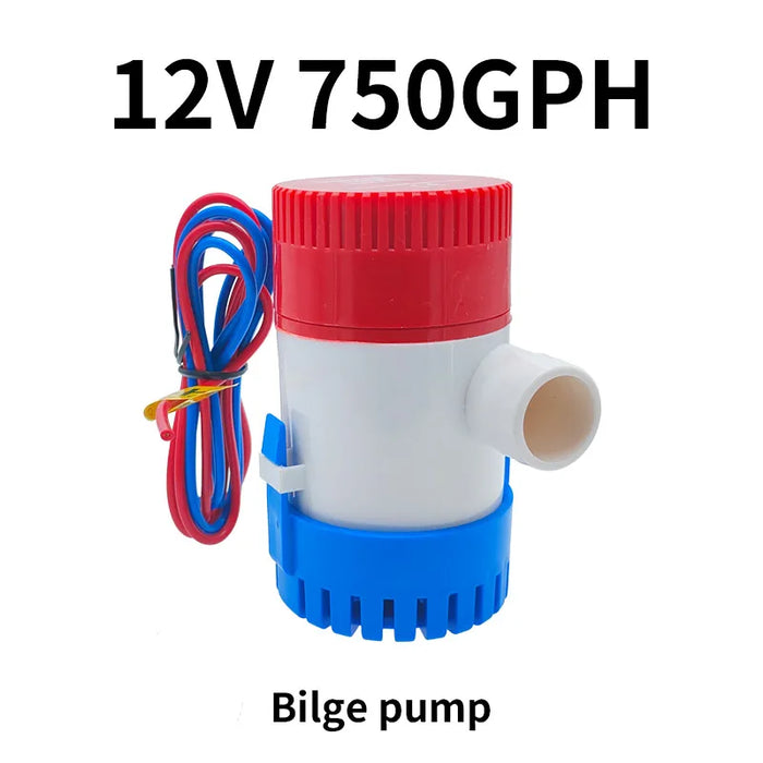 1 pz pompa di sentina 12 v 24 V 1100 gph 750 gph pompa acqua utilizzata in barca idrovolante case a motore barca domestica