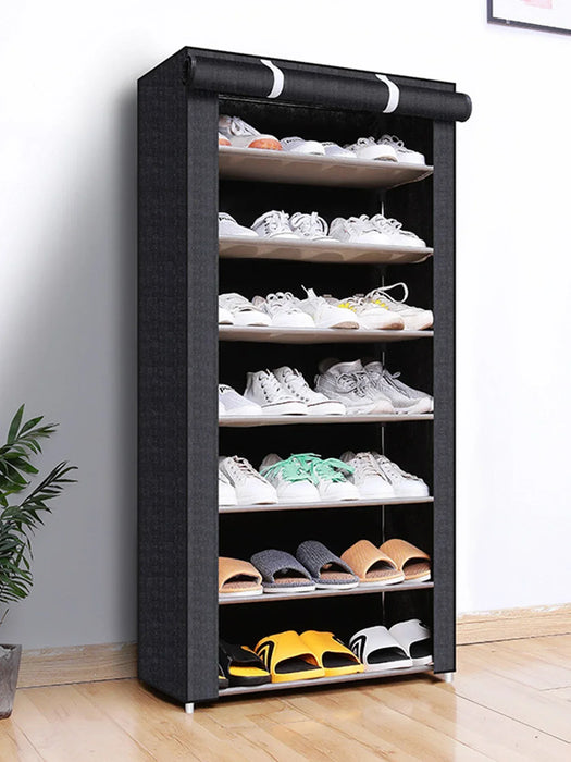 Scarpiera Organizer scarpiera antipolvere multistrato minimalista non tessuto mobili per la casa armadi salvaspazio scarpiera