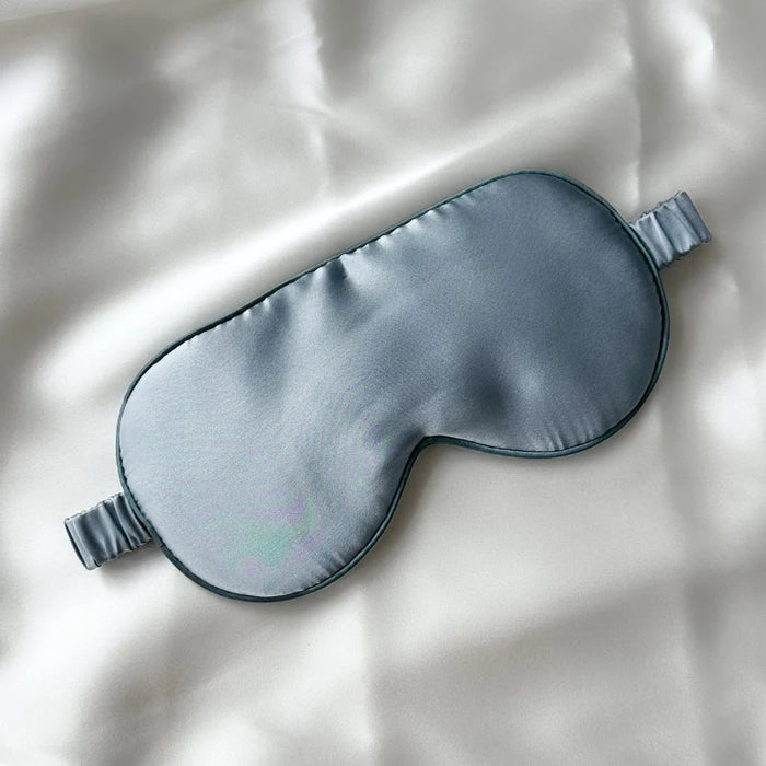 Maschera per gli occhi per il sonno in pura seta al 100% entrambi i lati Copertura per gli occhi in seta di moda Ombra Benda morbida Aiuto relax da viaggio Multicolor