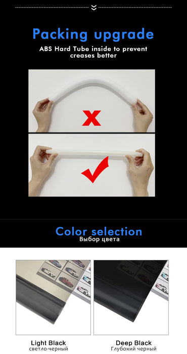Auto Car Tint Faro Fanale posteriore Fendinebbia Vinile Fumo Pellicola PVC Foglio Adesivo Copertura Car Styling 12 pollici X 40 pollici Adesivo per auto