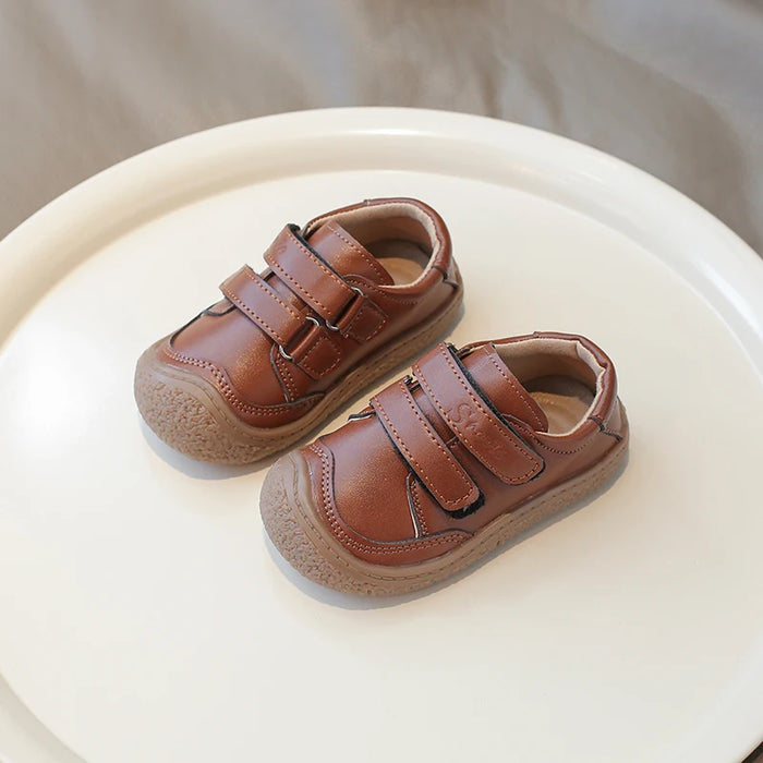 Primavera autunno neonate ragazzi scarpe Casual bambini Sneakers suola morbida antiscivolo neonato primi camminatori scarpe scarpe in pelle per bambini