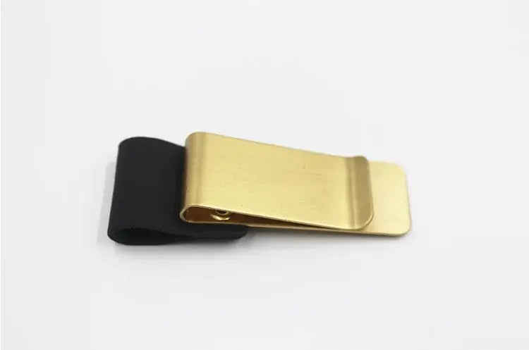 Portapenne per notebook Fromthenon Travelers Clip per penna in pelle retrò in metallo in acciaio inossidabile per diario per notebook Midori Travelers