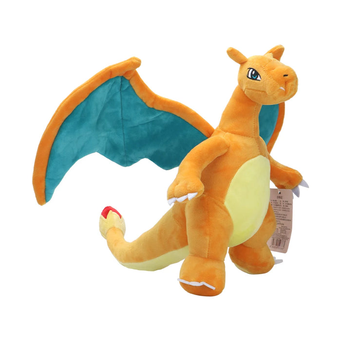 Peluche Charizard lucido, gioco di peluche da collezione, morbidi cartoni animati per regalo, simpatico personaggio dei cartoni animati da 12 pollici