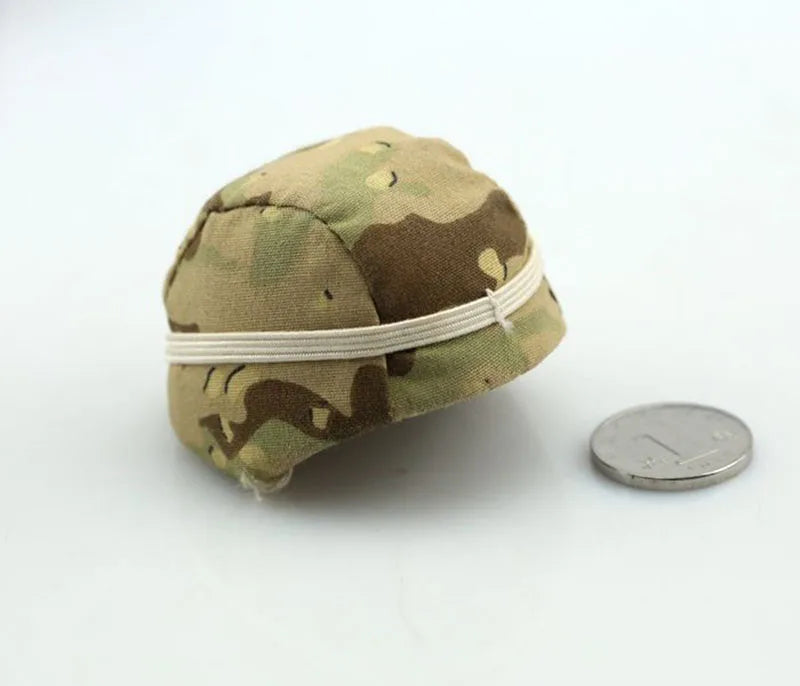 7 colori 1/6 scala maschio Solider casco modello US Army Hat Kuwait Camouflage Cap Net Helmet Cover per 12 pollici Action Figure Body