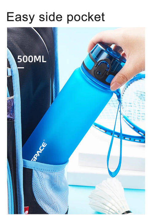 UZSPACE Borse acqua calda 500/1000ML Proteine Shaker Diretta Drink Outdoor Sport Tour Portatile A Perfetta Tenuta di Plastica Tritan La Mia Bottiglia BPA Libero