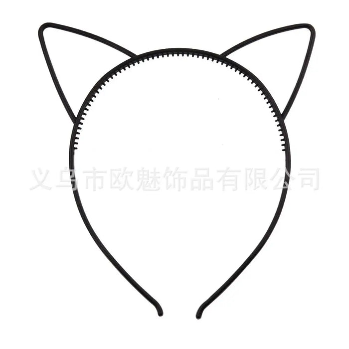 Carto orecchie di gatto fasce per la testa per bambini di modo per Le Donne Ragazze Hairband Sexy Fascia del partito Photo Prop Animale cerchio Dei Capelli accessori