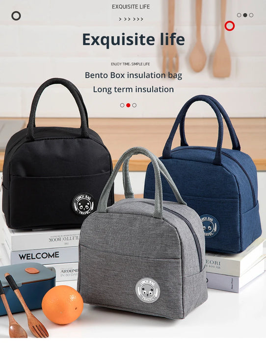 Borsa per il pranzo isolata Borsa Bento isolante Borsa per riso in foglio di alluminio Confezione per pasti Borsa per il pranzo Bento per studenti Borsa isolante