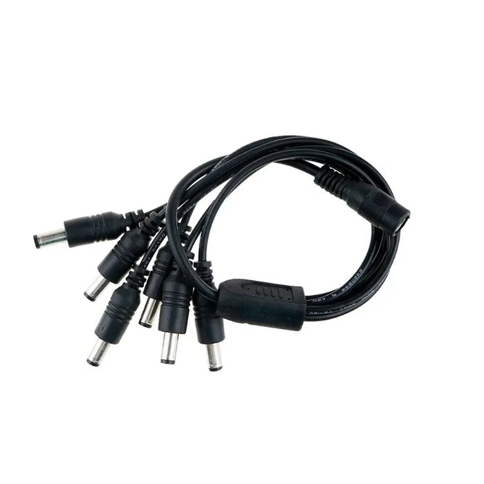 Cavo jack di alimentazione CC da 5,5x2,1 mm 1 femmina a 2,3,4,5,6,8 adattatore splitter per spina maschio per telecamera CCTV di sicurezza e striscia LED