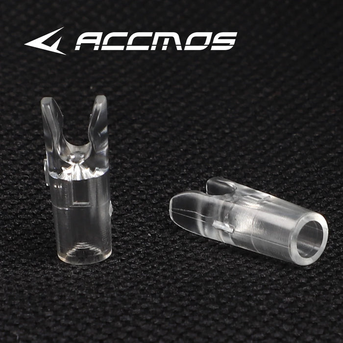 60 pz FAI DA TE In Plastica Freccia Spille Nocks Formato L E Taglia S Per ID4.2mm ID6.2mm 3.2mm Freccia Albero Tiro Con Arco accessorio