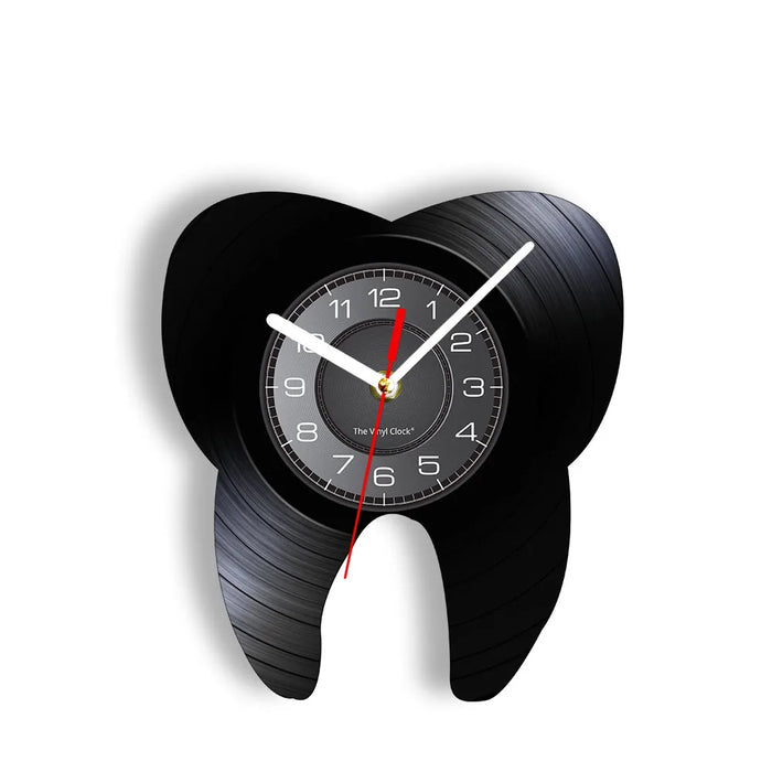 Attrezzature Dental Office Denti dentista Segno di Parete Orologio Decorativo Ortodontista Disco In Vinile Orologio Da Parete Infermiera Apprezzamento Regalo