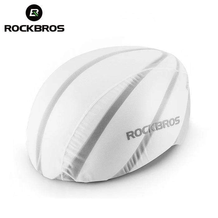 ROCKBROS caschi da bici da ciclismo coperture antipioggia antivento impermeabile antipolvere copertura antipioggia MTB Road Bike casco da bicicletta proteggi copertura