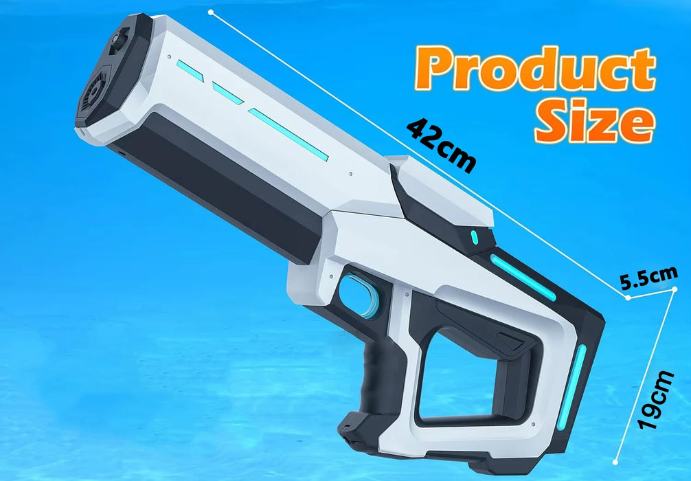 Pistola elettrica automatica per stoccaggio dell'acqua, giocattoli portatili per bambini, spiaggia estiva, combattimento all'aperto, fantasia, pistola a spruzzo, giocattoli, ragazzo, bambino, gioco per adulti