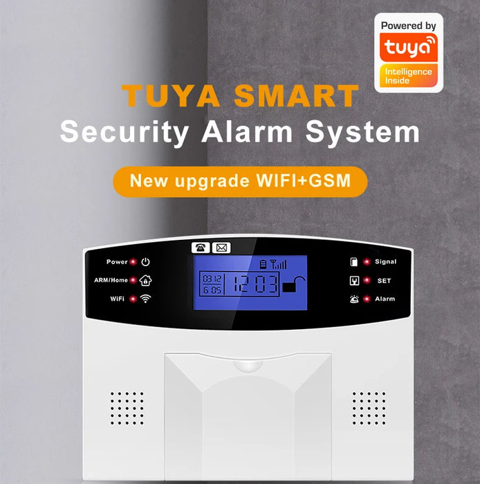 accessori di sicurezza completi per la sicurezza domestica della famiglia Sistema di allarme GSM WIFI PSTN NUOVA sirena wireless Sensore di gas di fumo antincendio