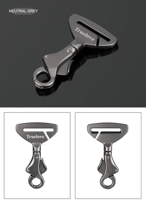Truelove Pet All Fibbia di sicurezza per cintura di sicurezza per auto con collare o imbracatura Lega di alluminio leggera di alta qualità portatile TLM1993