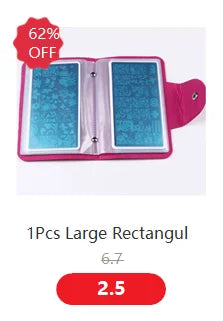 1Pc Nail Art Stamp Plate linea geometrica stampa fai da te piastra immagine 6*12CM piastra per timbratura unghie Stencil in lamiera di acciaio inossidabile JR-030