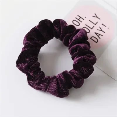 2022 nuovo Arrivo Velluto Elastico Corde Per Capelli Scrunchies Per Ragazze Senza Piega Legami Dei Capelli Accessori Per Capelli Delle Donne