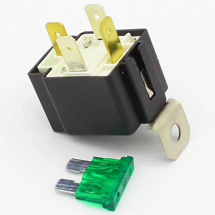 Relè FORWARD Relè automatico a 4 pin 30A di alta qualità con fusibile, tensione bobina Relè 12VDC