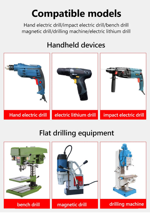Punta da trapano elicoidale con codolo ridotto 1/2 '' con rivestimento in nitruro per metallo, pistola per foratura, punta da trapano HSS 12/13/14/15/16/17/18/19/20/21/22