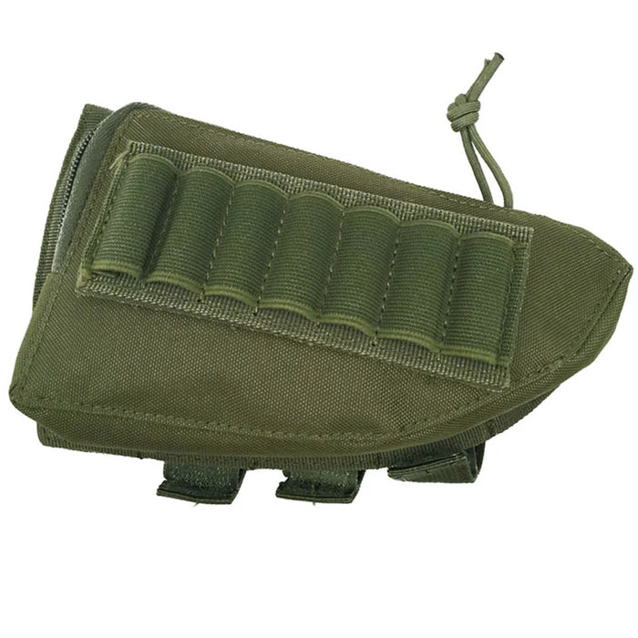 Tattico Muti-funzionale Caccia Cerniera Fucile Buttstock Pack Borsa Guancia Pad Resto Shell Mag Munizioni Pouch Pocket Magazine Bandoliera