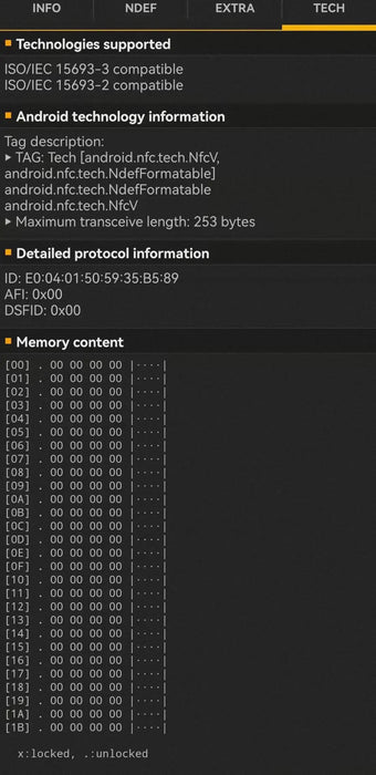 5 pezzi * 896 bit di memoria EEPROM ISO 15693 UID modificabile da Lua Script di Iceman PM3 13,56 Mhz RFID 0 BLOCK UID sono personalizzabili