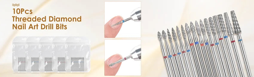 Punta da trapano per unghie Frese in metallo duro Strumento per nail art per manicure elettrica Trapano per unghie Accessori per unghie Rimuovi strumenti per gel