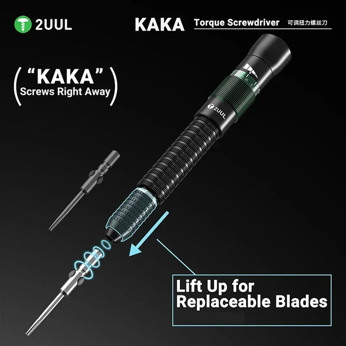 2UUL KAKA Cacciavite a Coppia Regolabile Con Pentagonale 0.8 Croce 1.2 Y 0.6 Strumento Cacciavite di Precisione Telefono Smontaggio Riparazione