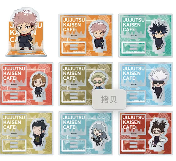 Anime Yuji Satoru Maki Nobara Megumi Game 2 acrilico Stand Doll Mini Figure Model Plate Cosplay Toy per regalo