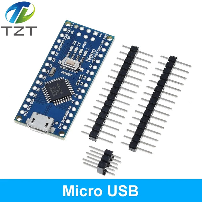 Nano Mini USB Con controller Nano 3.0 compatibile con bootloader per driver USB TZTrduino CH340 16Mhz Nano v3.0 ATMEGA328P/168P