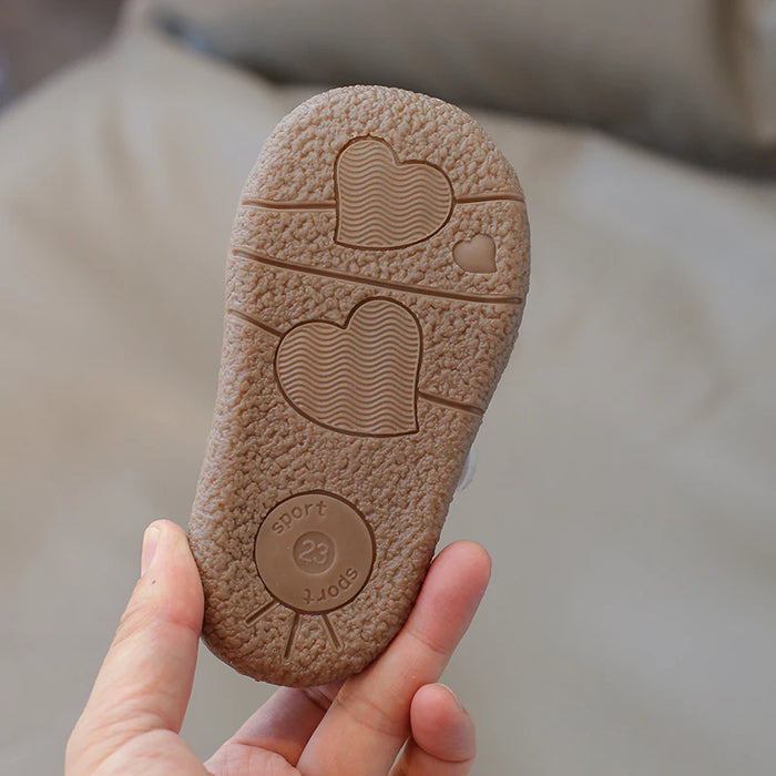 Primavera autunno neonate ragazzi scarpe Casual bambini Sneakers suola morbida antiscivolo neonato primi camminatori scarpe scarpe in pelle per bambini