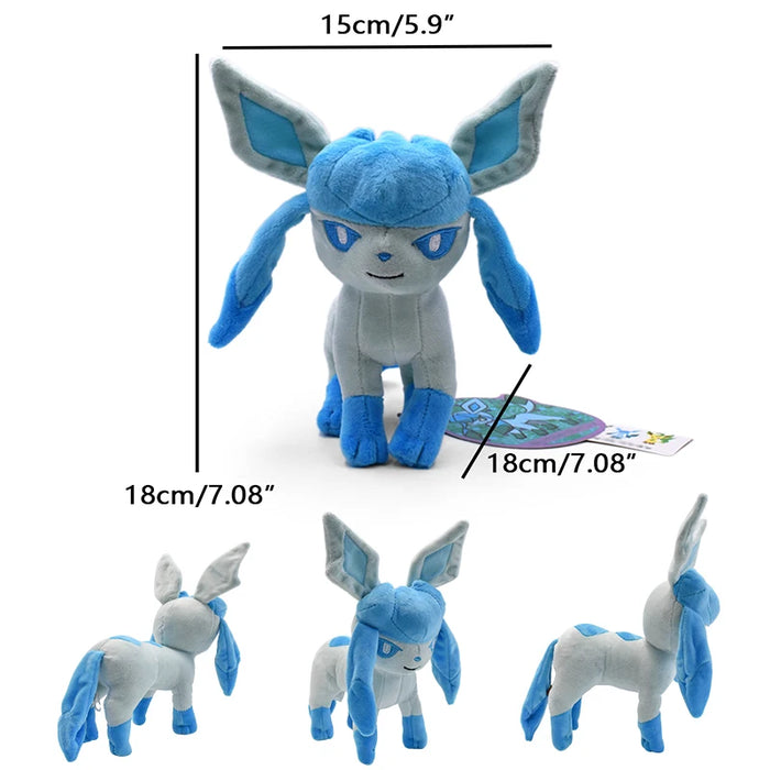 Grande Umbreon Peluche Vaporeon Eevee sylveon laceon Flareon Leafeon Jolteon Espeon Peluche ripiene Giocattolo per bambini Regalo