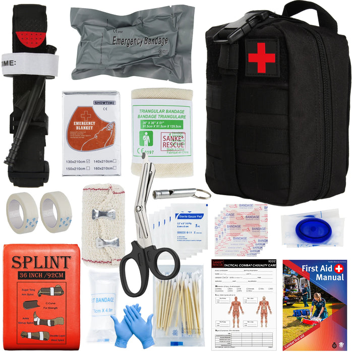 Kit di pronto soccorso custodia fornita set completo Molle per configurare kit di sopravvivenza Kit di emergenza all'aperto Trauma Outdoor Gear IFAK EMT